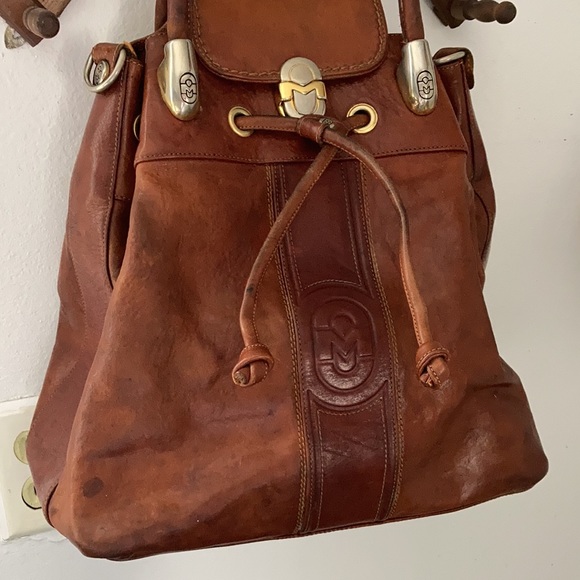 MARINO ORLANDI vintage leather handbag - Picture 4 of 10